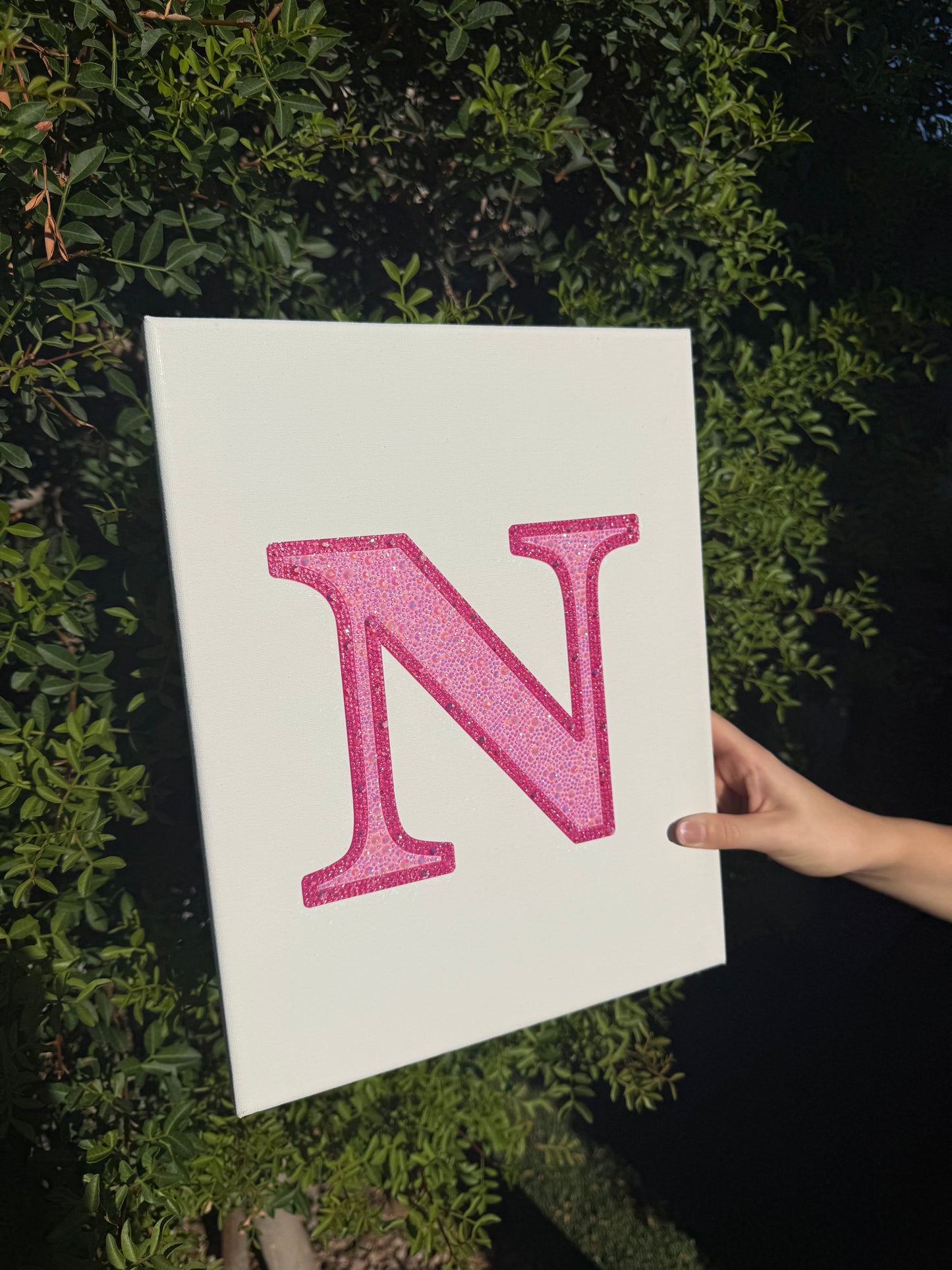 Letter N Bedazzling Kit – 11” x 14”