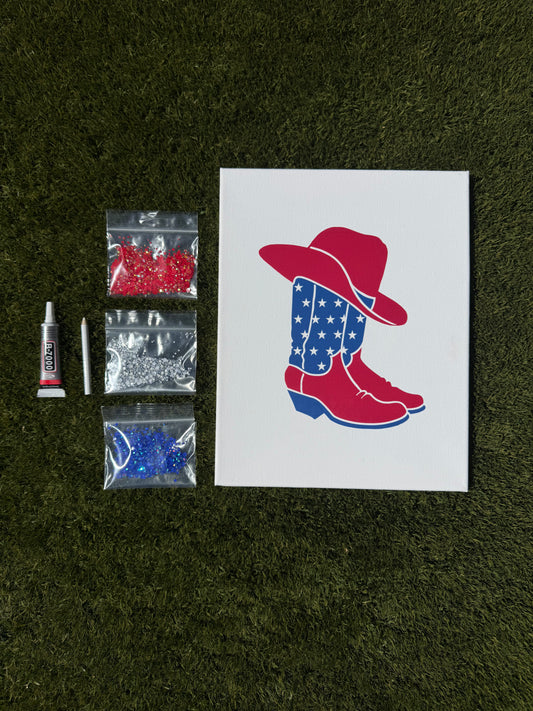American Cowboy Bedazzling Kit β 11β x 14β
