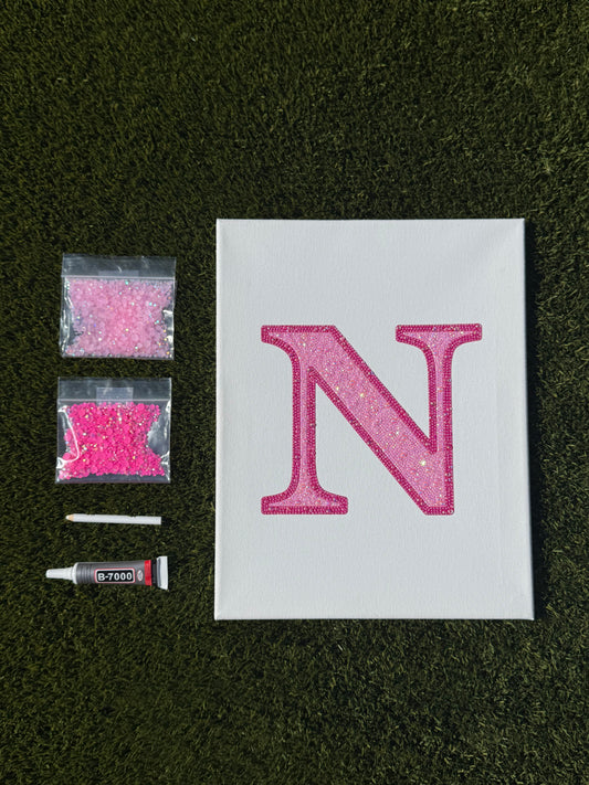 Letter N Bedazzling Kit – 11” x 14”