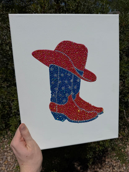 American Cowboy Bedazzling Kit – 11” x 14”