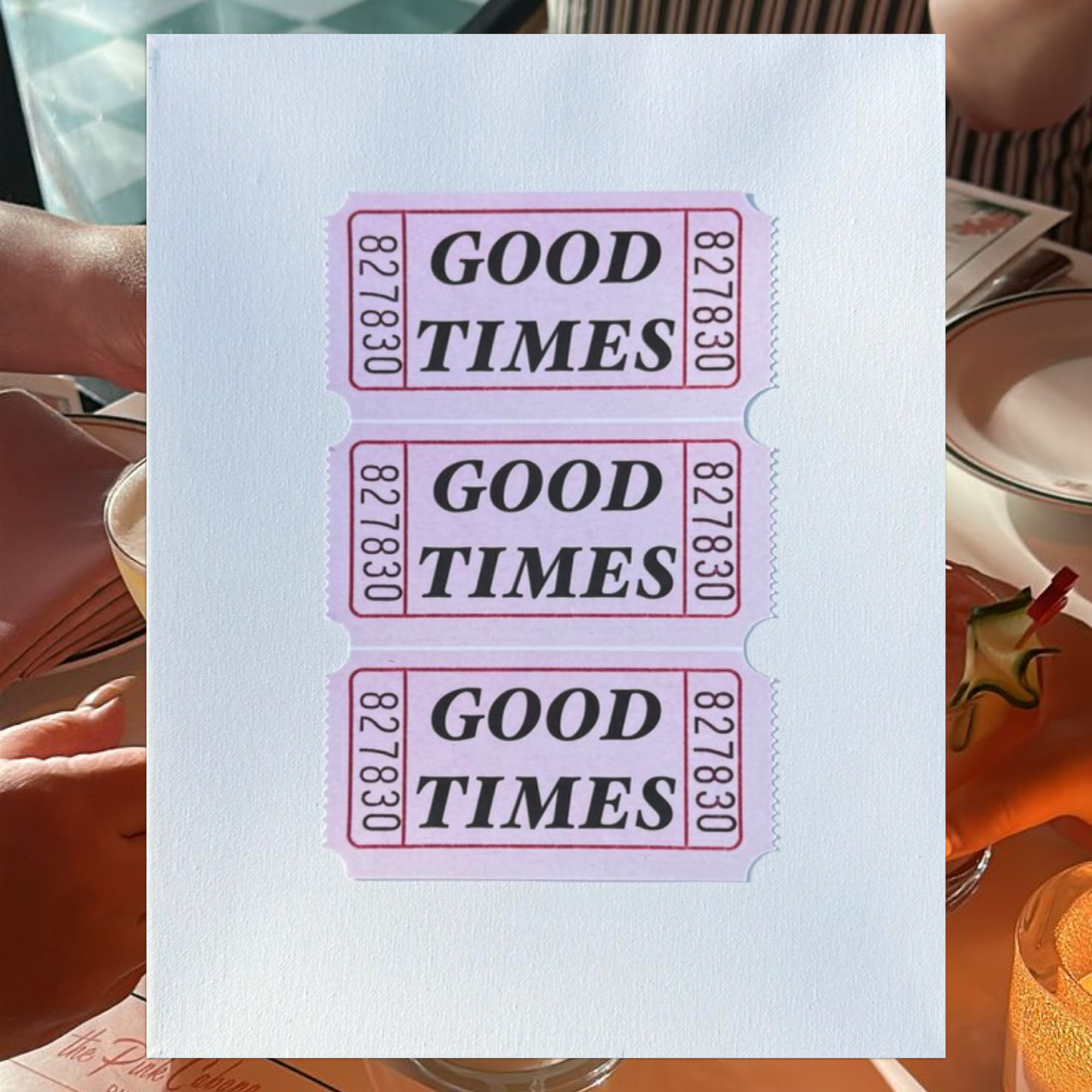 Good Times Ticket Bedazzling Kit – 11” x 14”