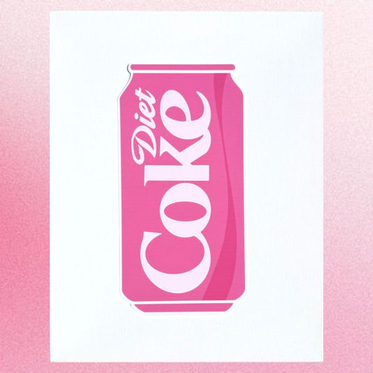 Pink Diet Coke Bedazzling Kit – 11” x 14”