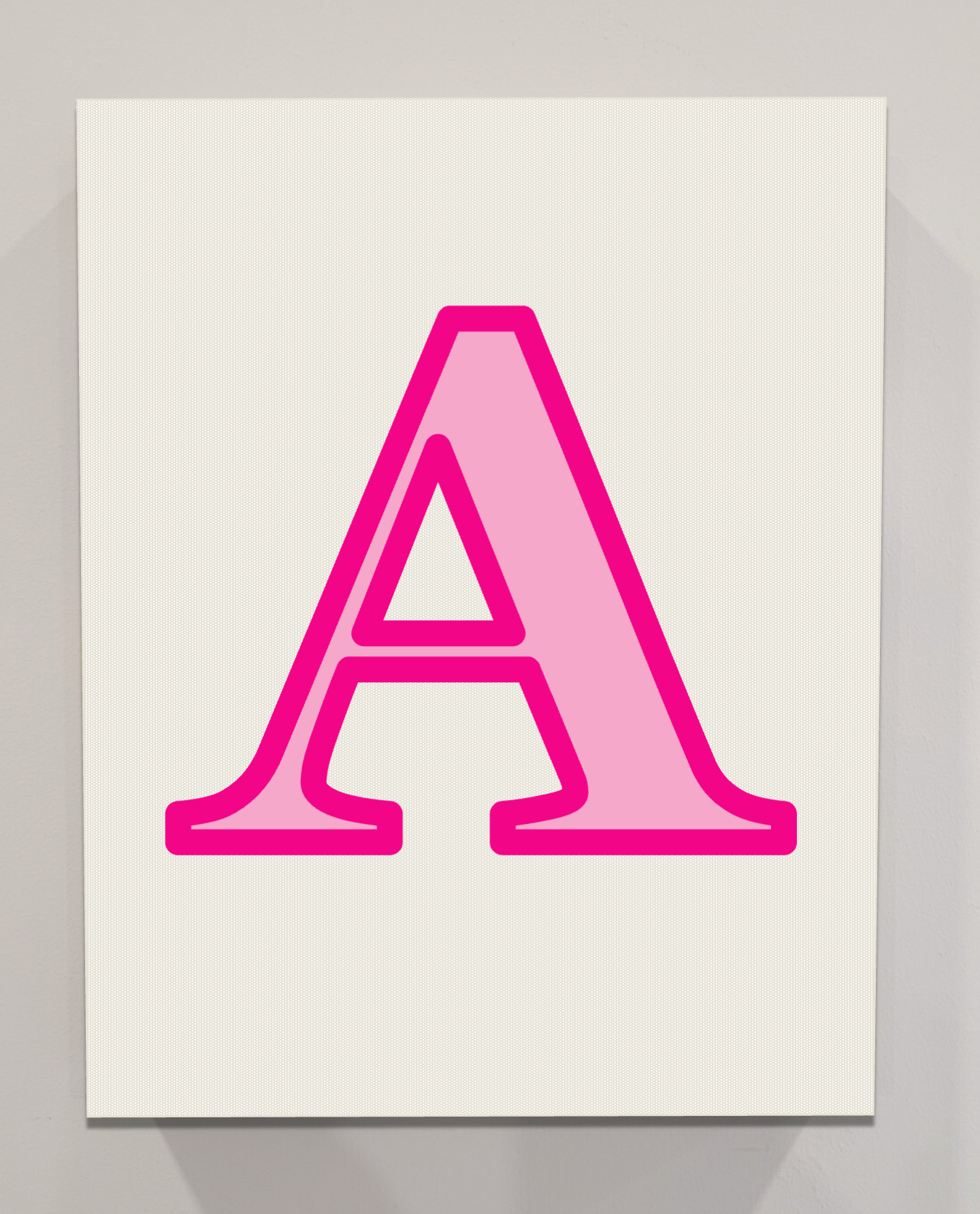 Letter A Bedazzling Kit – 11” x 14”