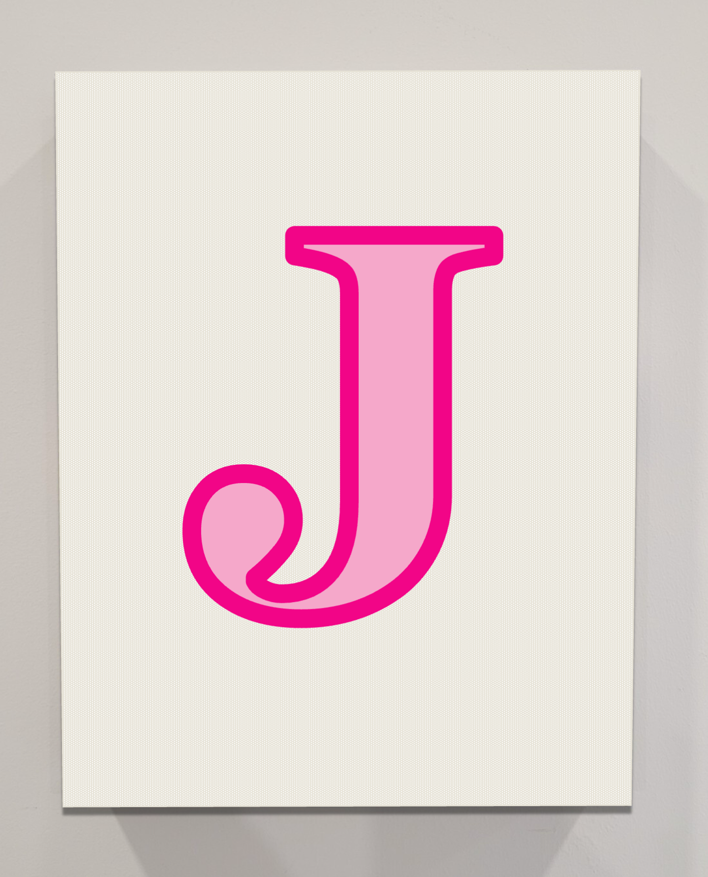 Letter J Bedazzling Kit – 11” x 14”