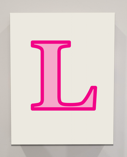 Letter L Bedazzling Kit – 11” x 14”