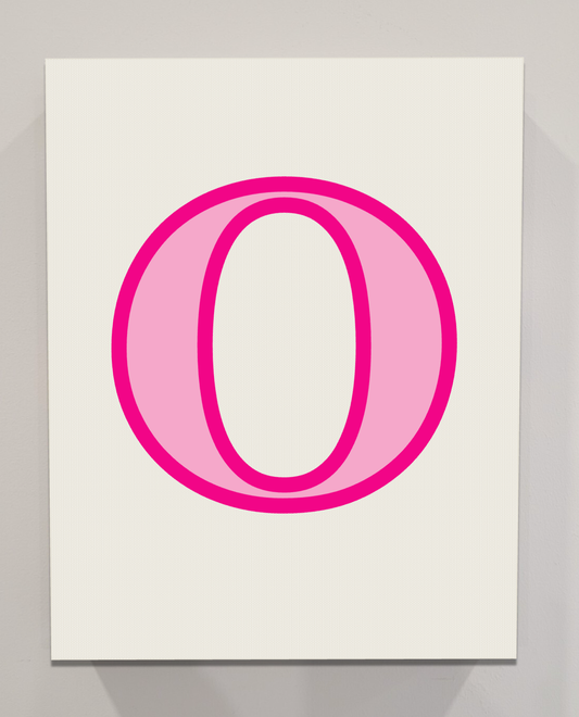 Letter O Bedazzling Kit – 11” x 14”