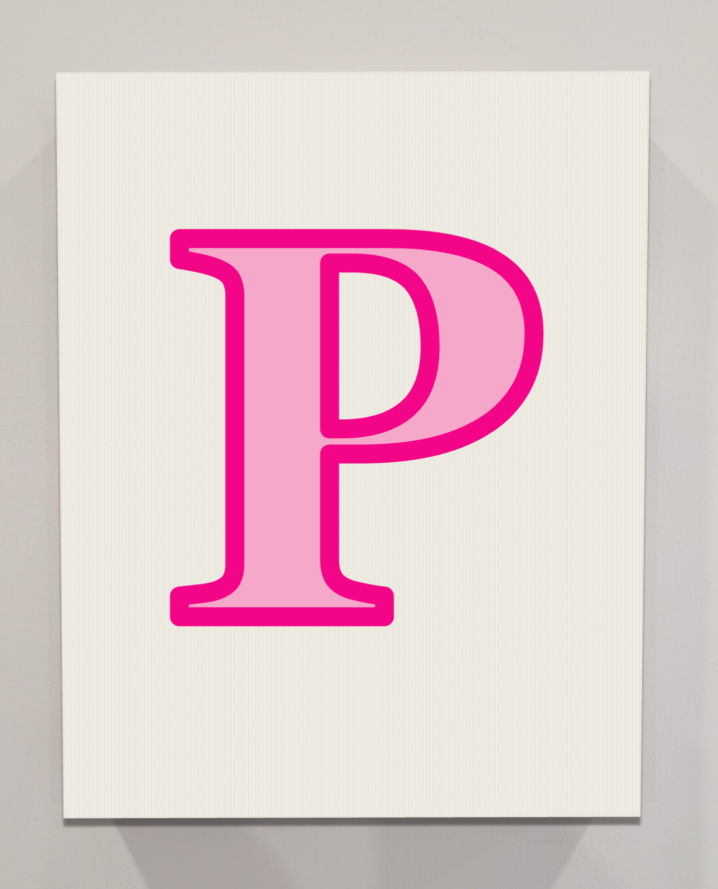 Letter P Bedazzling Kit – 11” x 14”
