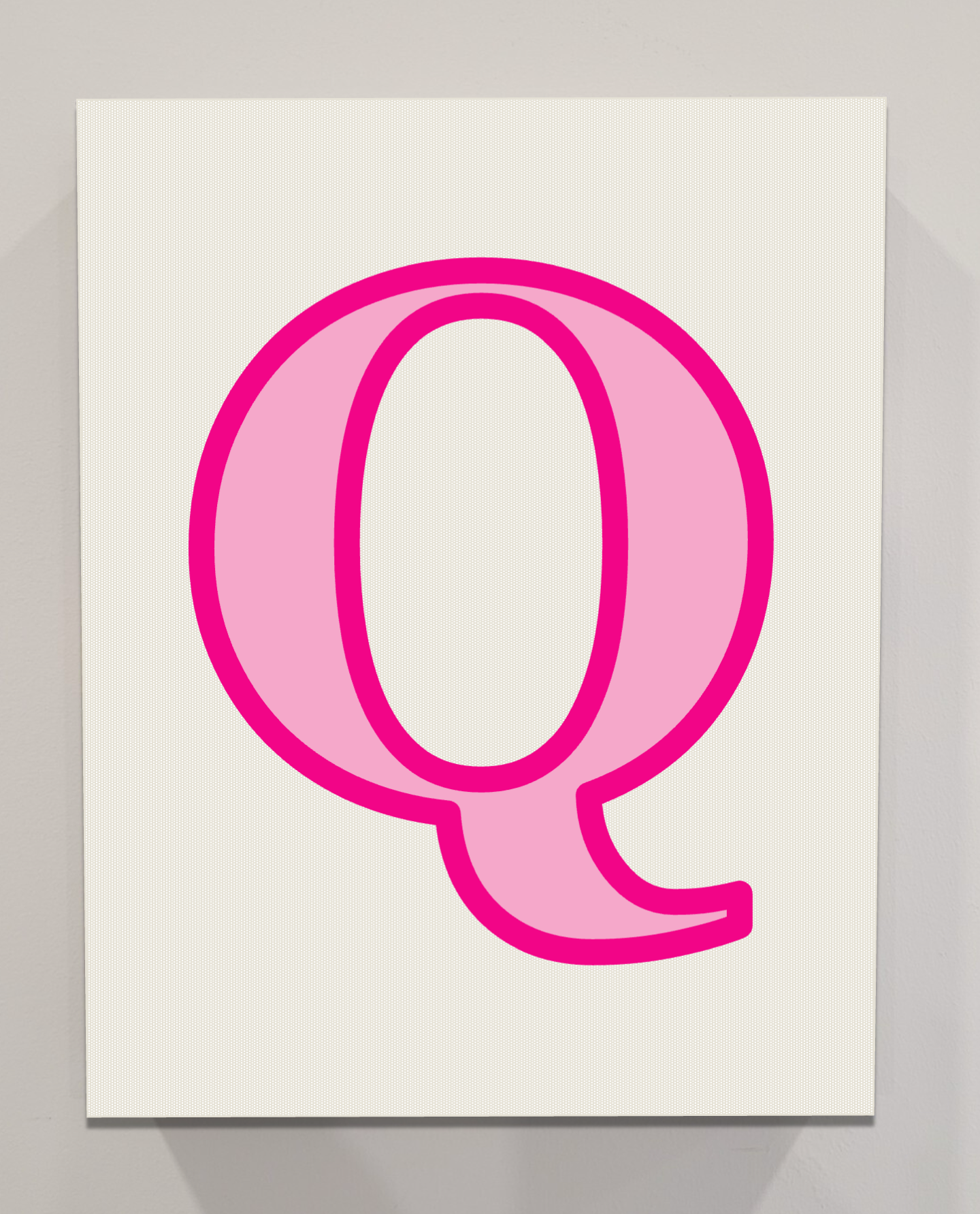 Letter Q Bedazzling Kit – 11” x 14”