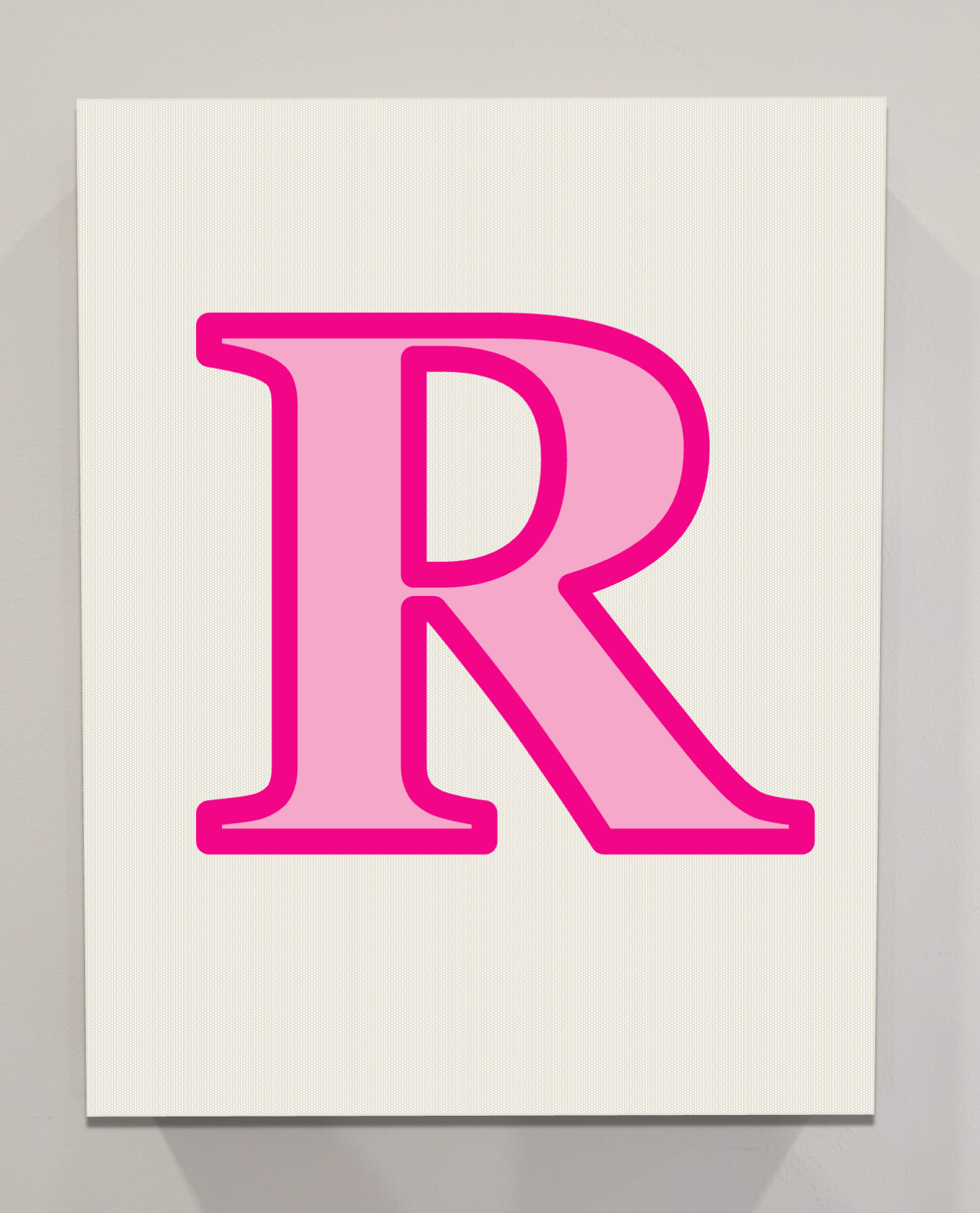 Letter R Bedazzling Kit – 11” x 14”