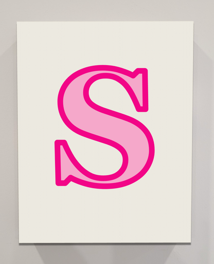 Letter S Bedazzling Kit – 11” x 14”