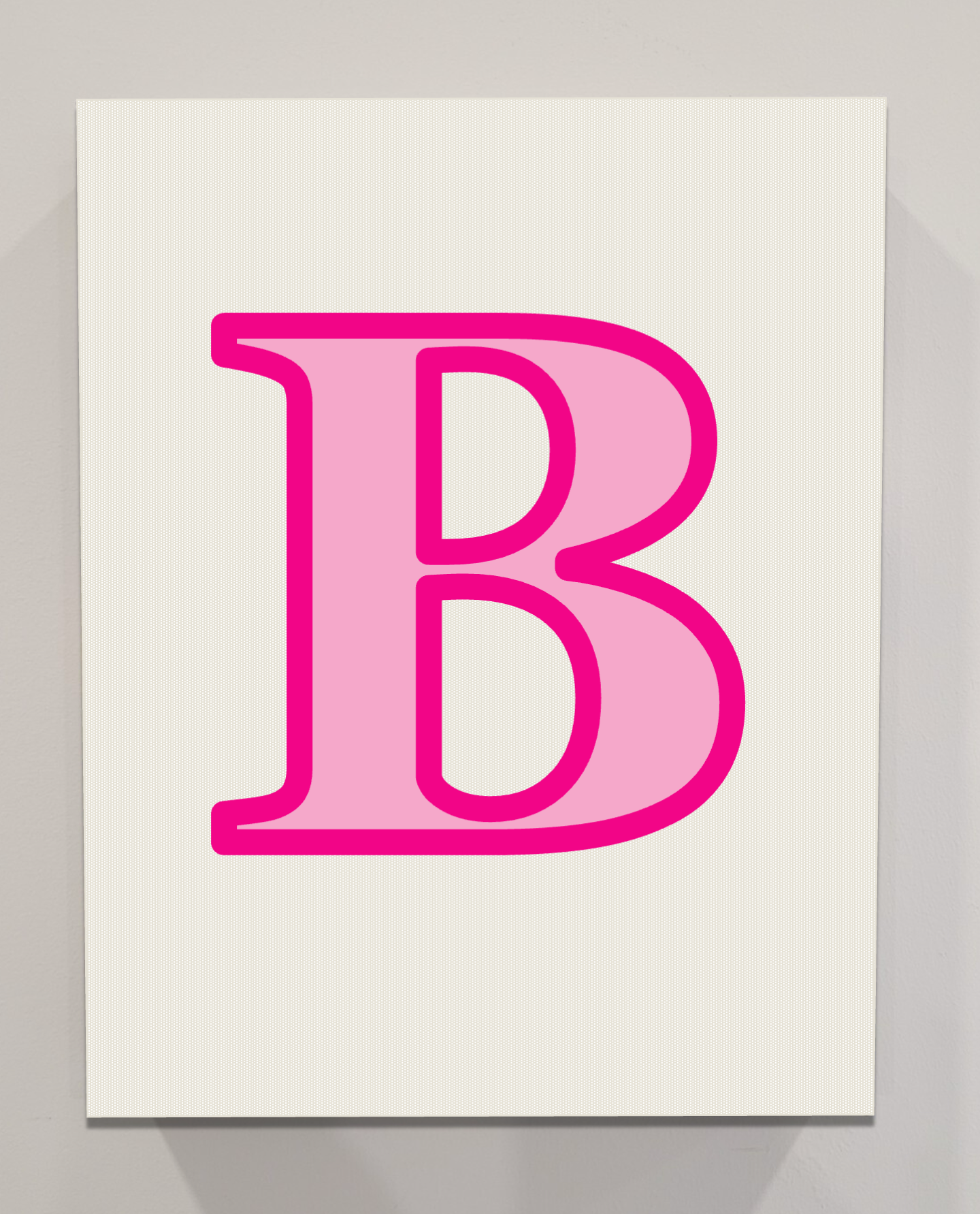 Letter B Bedazzling Kit – 11” x 14”