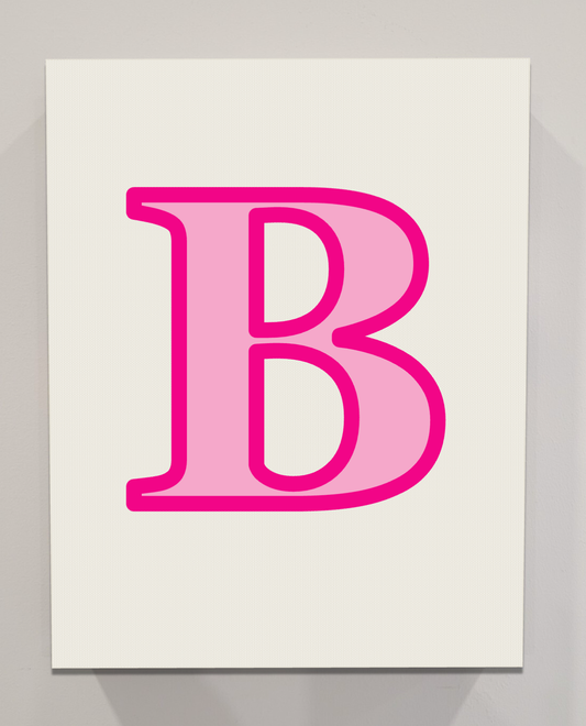 Letter B Bedazzling Kit – 11” x 14”