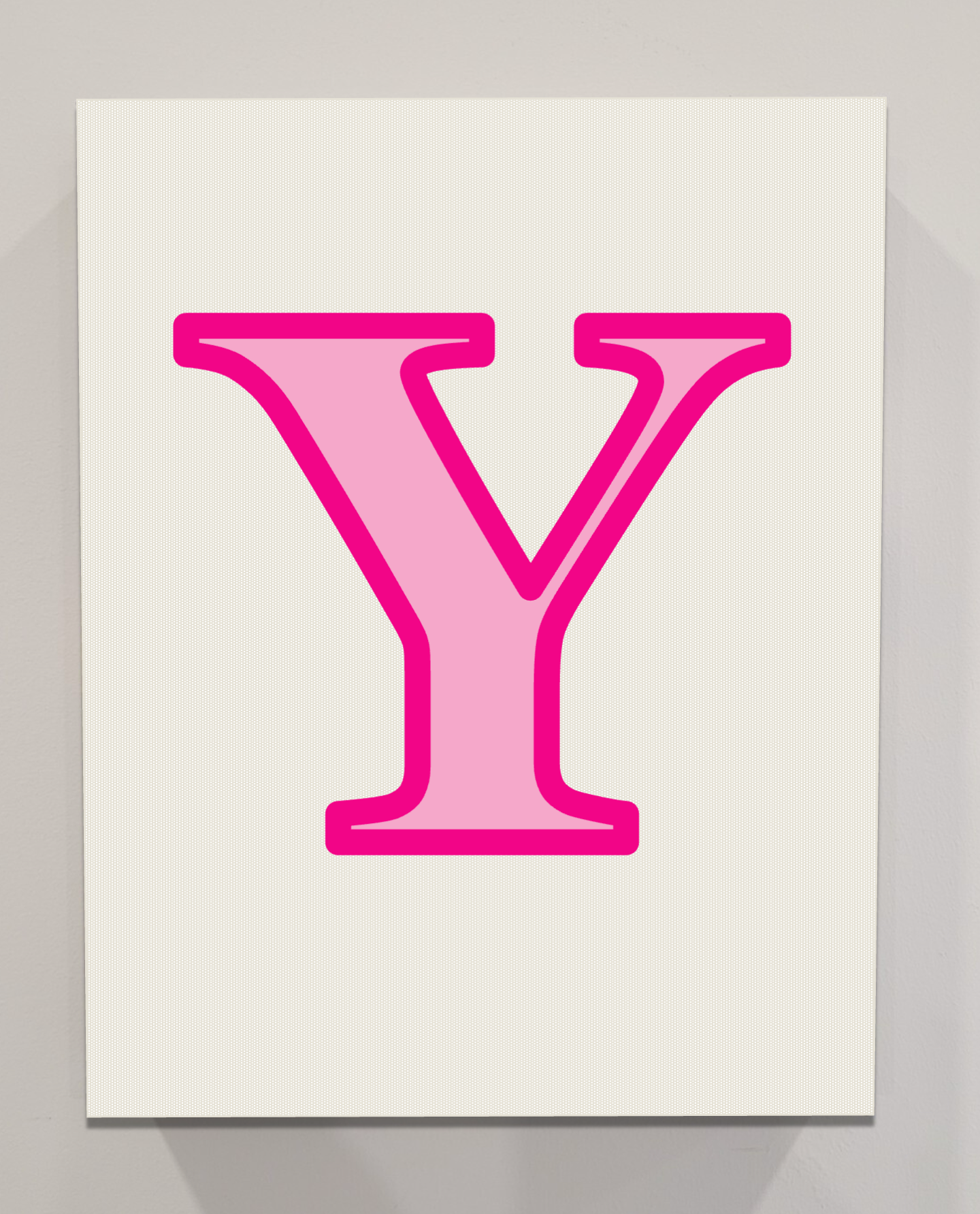 Letter Y Bedazzling Kit – 11” x 14”