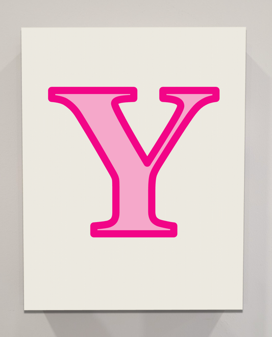 Letter Y Bedazzling Kit – 11” x 14”