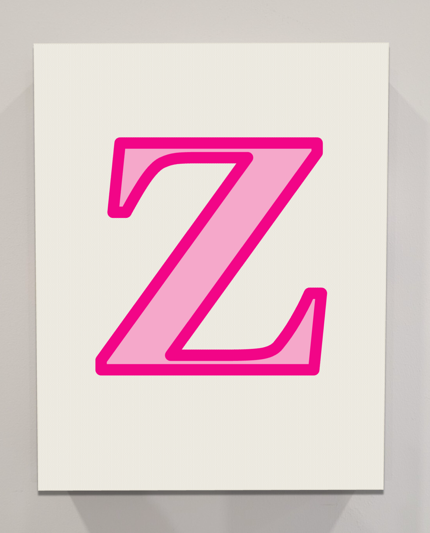 Letter Z Bedazzling Kit – 11” x 14”