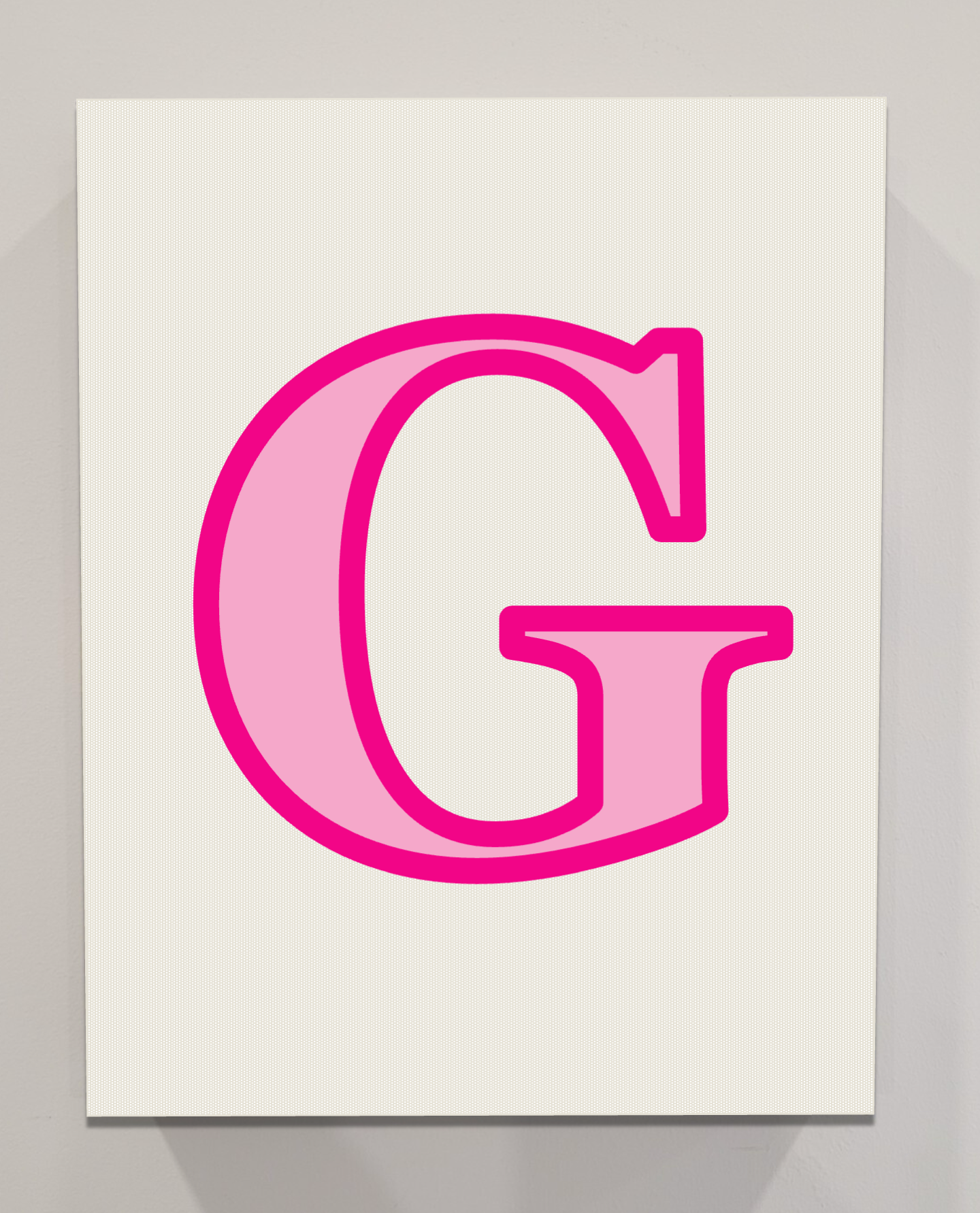 Letter G Bedazzling Kit – 11” x 14”