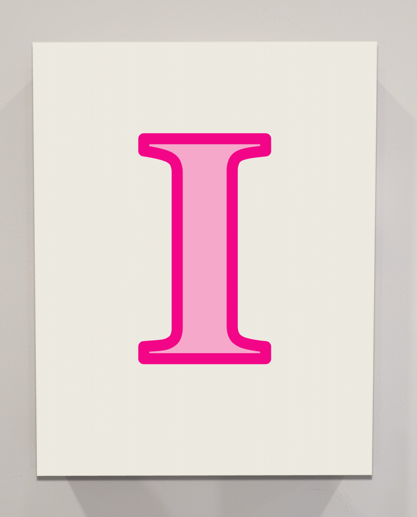 Letter I Bedazzling Kit – 11” x 14”